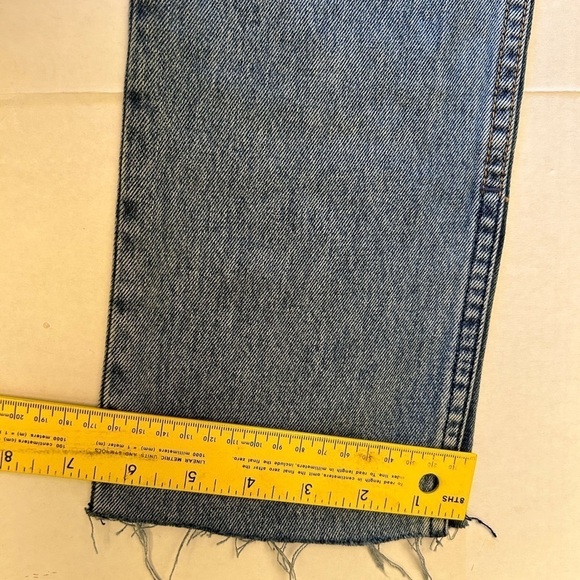 GRLFRND Addison Split Boot Jean w/frayed hem in Touch The Floor. Sz-26 S3 - Picture 10 of 12